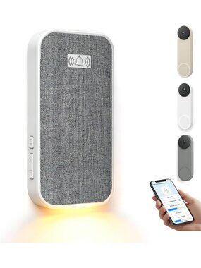Smart Chime Pro for Google Nest Doorbells - Night Light & 32 Melodies Included